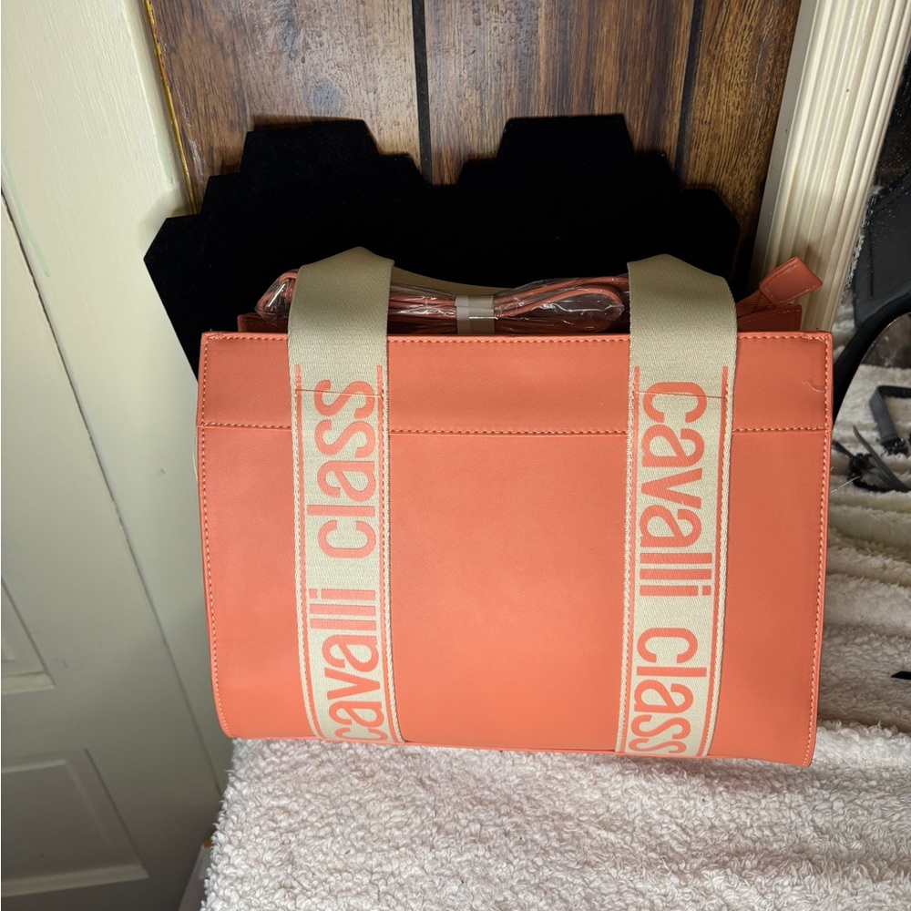Cavalli Class Coral Tote Bag - Picture 4 of 8